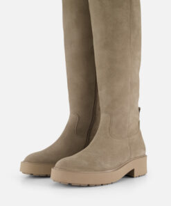 Gabor Hoge laarzen beige Suede