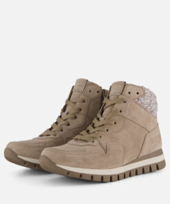 Gabor Veterboots beige Suede