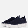 Ilse Jacobsen Platform Instappers blauw Microvezel