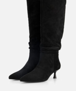 Linea Zeta Hoge laarzen zwart Suede