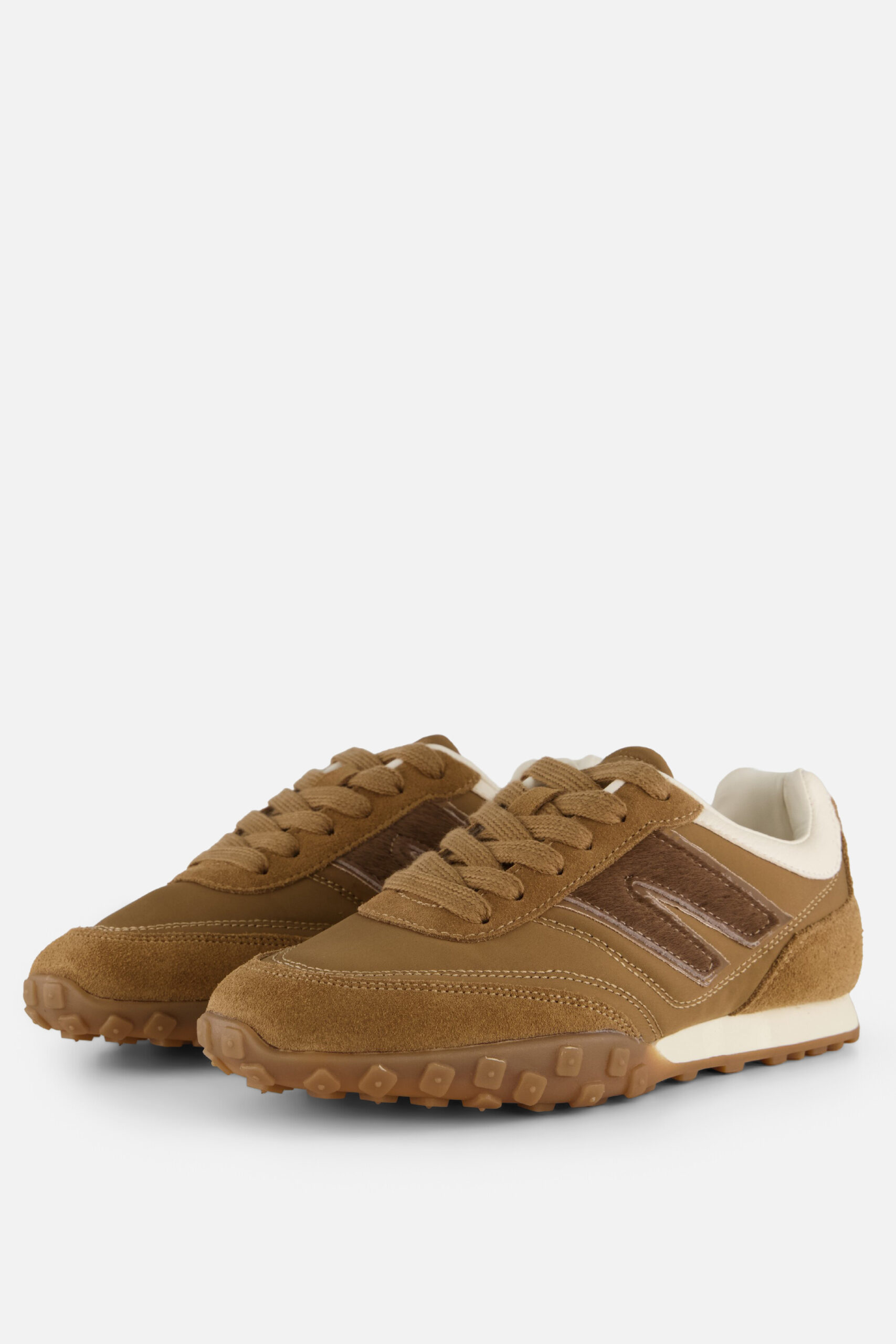 Linea Zeta Sneakers bruin Suede