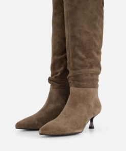 Linea Zeta lange laarzen taupe