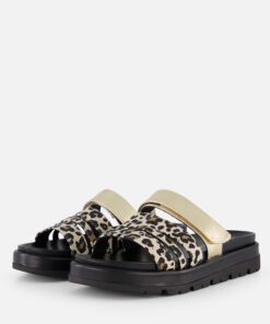 Marco Tozzi Leopard Sandalen bruin Synthetisch