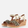 Marco Tozzi Sandalen met hak beige Synthetisch