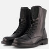 Mexx Pina Mabel Veterboots zwart Leer