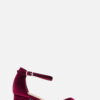 POSH by Poelman Pumps bordeauxrood Textiel