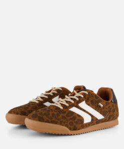 POSH by Poelman Sneakers bruin Pu