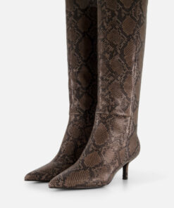 Posh by Poelman Hoge laarzen bruin Pu