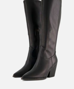 Posh by Poelman Hoge laarzen zwart Pu