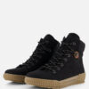 Rieker Veterboots zwart Nubuck