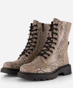 Tamaris Snake Veterboots beige Synthetisch