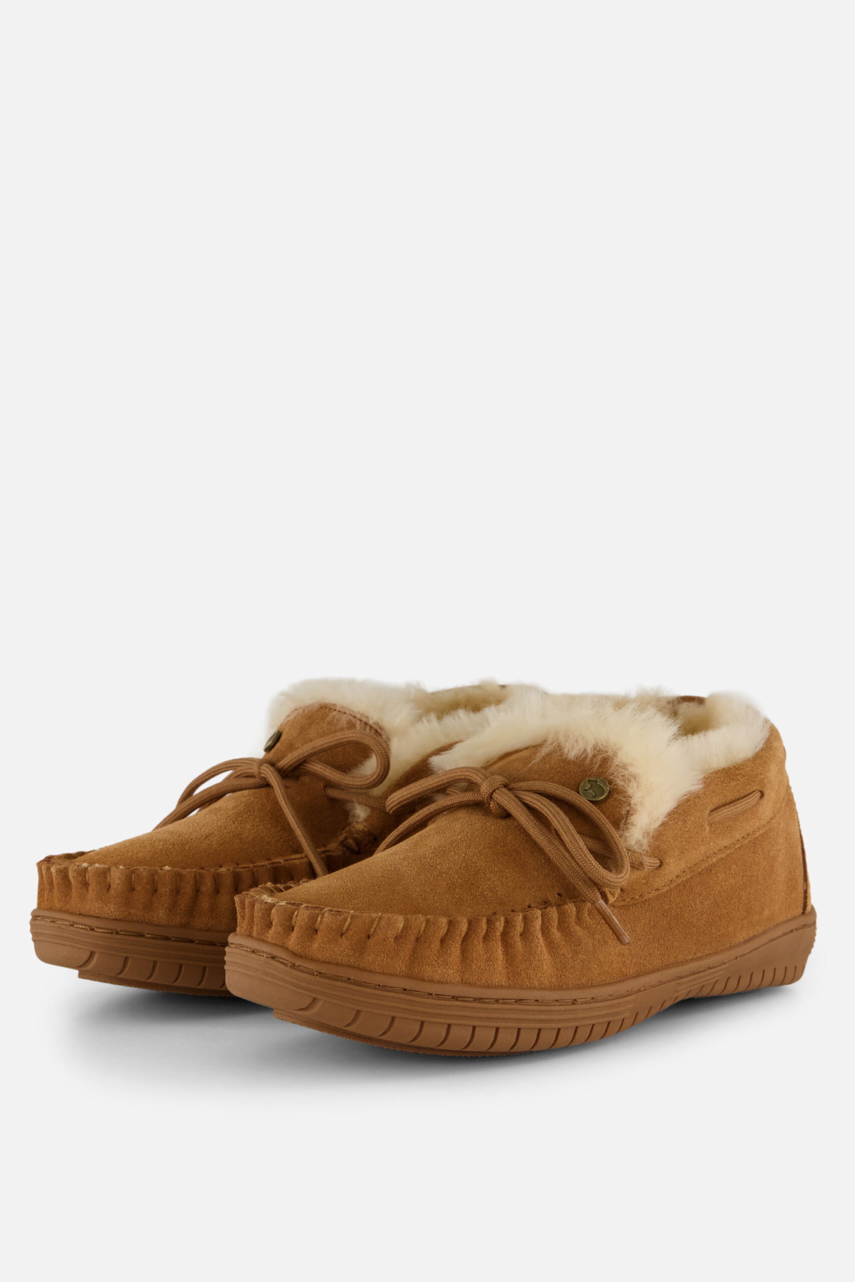 Warmbat Bunya Pantoffels cognac Suede