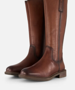 Marco Tozzi Hoge laarzen cognac Leer