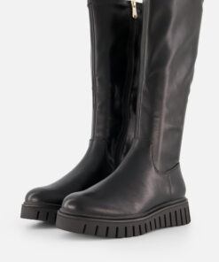 Marco Tozzi Laarzen zwart Leer