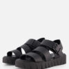 S.Oliver Sandalen zwart Synthetisch