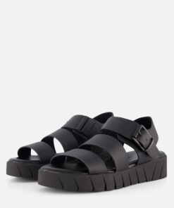 S.Oliver Sandalen zwart Synthetisch
