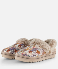 Skechers Slip-ins Too Cozy Pups Pantoffels grijs