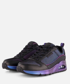 Skechers Uno Sparkle Elite Sneakers zwart