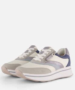 Sneakers Comfort Tamaris blauw Synthetisch