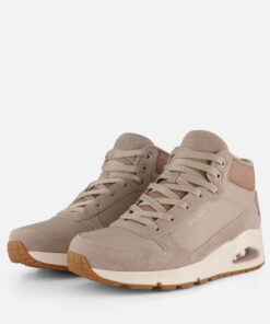 Skechers Uno veterboots beige