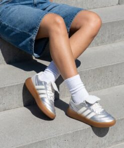 Adidas Barreda Mundial Sneakers zilver Leer