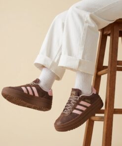 Adidas VL Court Bold Sneakers bruin Textiel