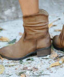 Aqa Cowboylaarzen taupe Suede