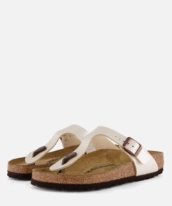 Alternative view of Birkenstock Gizeh graceful pearl white Birko-Flor
