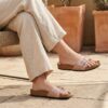 Birkenstock Madrid copper Birko-Flor