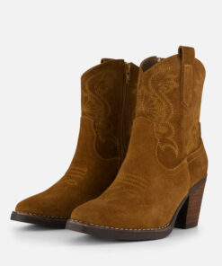 Cellini Cowboylaarzen cognac Suede