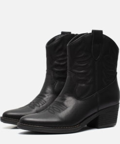 Cellini Cowboylaarzen zwart Leer