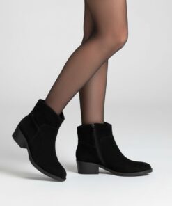 Cellini Enkellaarsjes zwart Suede