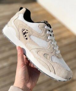 Cellini Leopard Sneakers wit Suéde