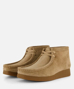 Alternative view of Clarks Wallabee Evo Veterboots beige Suede