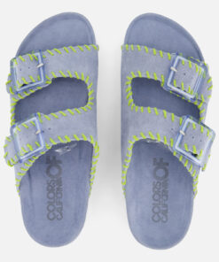 Alternative view of Colors of California Sandalen blauw Suede