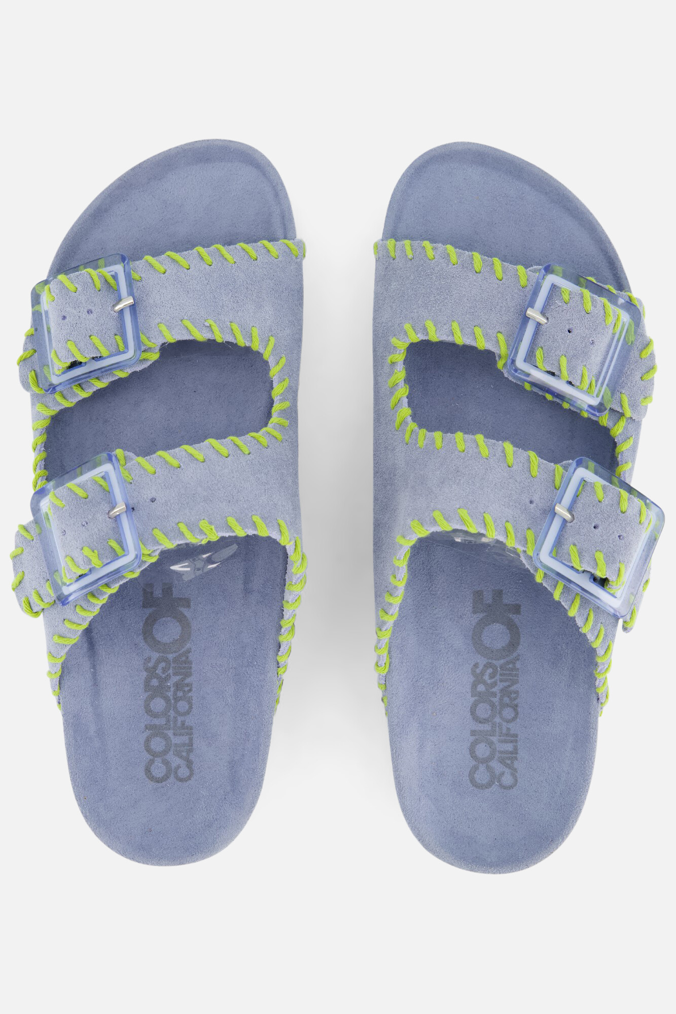 Colors of California Sandalen blauw Suede - Image 2