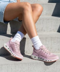 Ecco Biom 720 Sneakers paars Mesh/ Leer