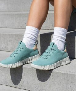 Ecco Gruuv Sneakers blauw Leer