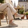 Ecco Soft 7 Easy Slip Sneakers beige Nubuck
