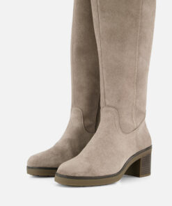 Alternative view of Feyn Hoge laarzen taupe Suede