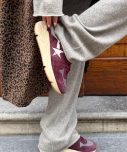Golden Goose sneakers Running Sole GWF00927.F008154.40478 bordeaux/white/silver