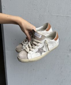 Golden Goose sneakers Superstar GWF00101.F008719.12524 white/beige/cinder/leather brown