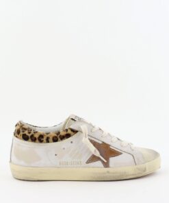 Golden Goose sneakers Superstar GWF01042.F008167.83260 white beige/seedpearl/beige/brown leo/brick red