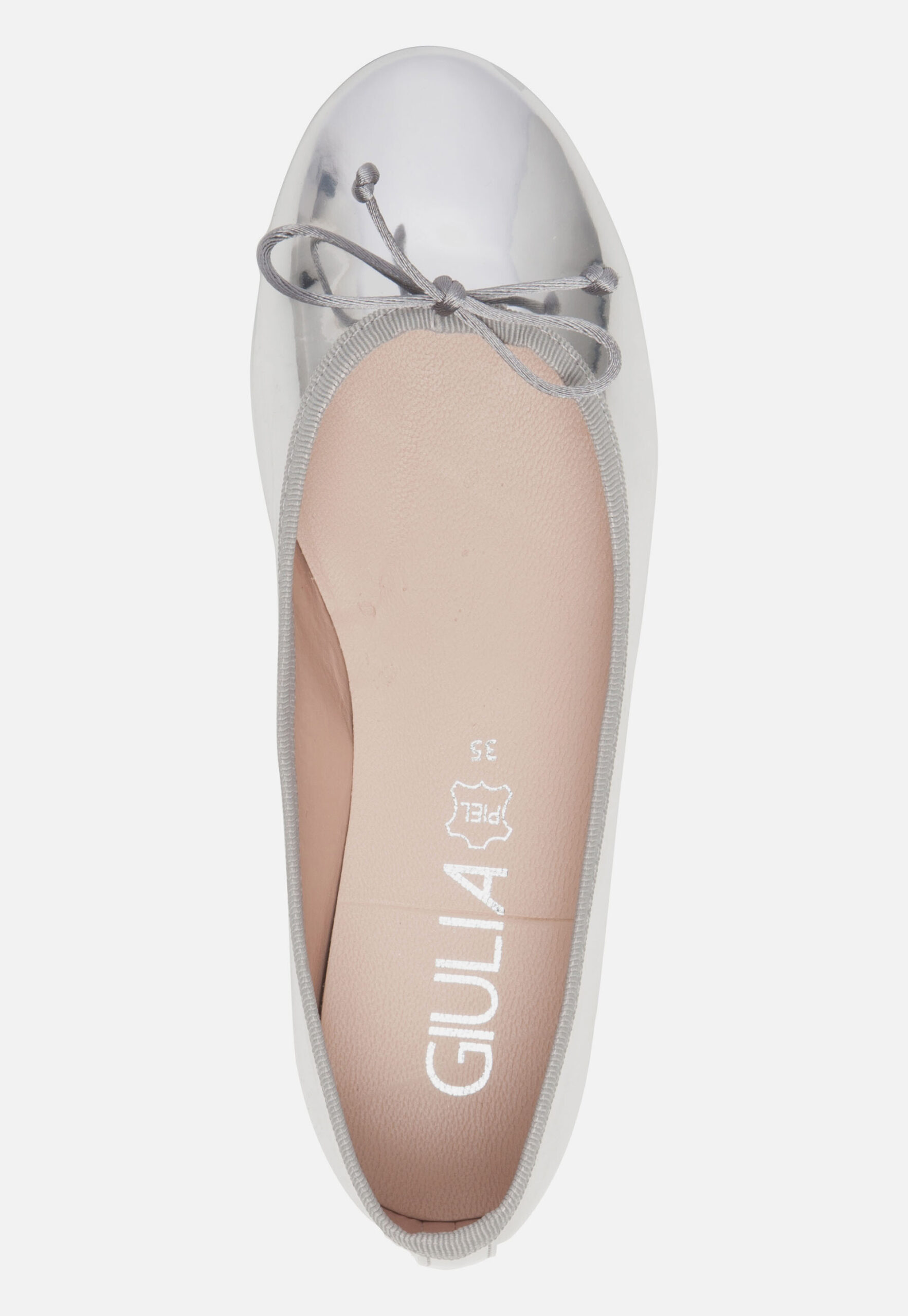 Guilia Ballerina's zilver Lak - Image 2