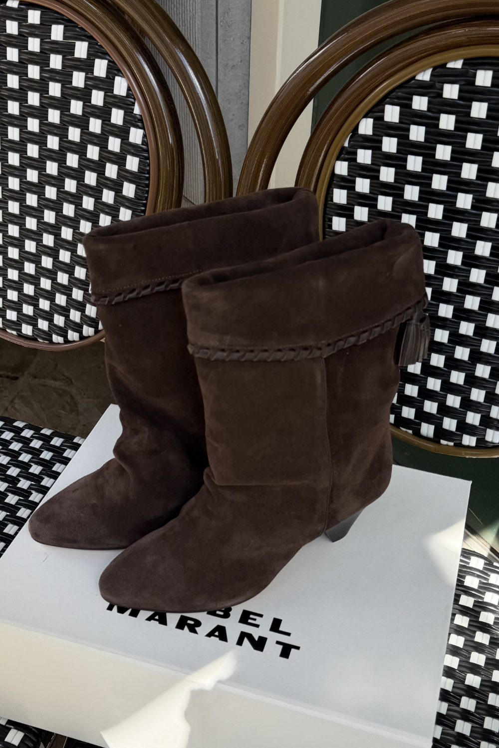 Isabel Marant laarzen Dalby-Gz BO0188FB-C1A20S chocolate
