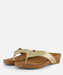Alternative view of Lazamani Slippers goud Suede