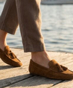 Linea Zeta Loafer Cognac Suède