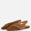 Linea Zeta Slingbacks bruin Suede