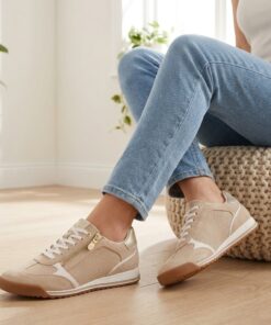 Marco Tozzi Sneakers beige Synthetisch