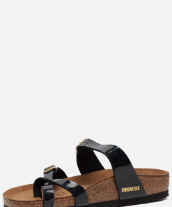 Alternative view of Mayari Magic Snake slippers zwart